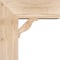 Ekena Millwork Funston Block Smooth Bracket w/ Offset Brace, Douglas Fir, 7 1/2"W x 18"D x 18"H BKT0806X18X18FST05SDF - alternate 4